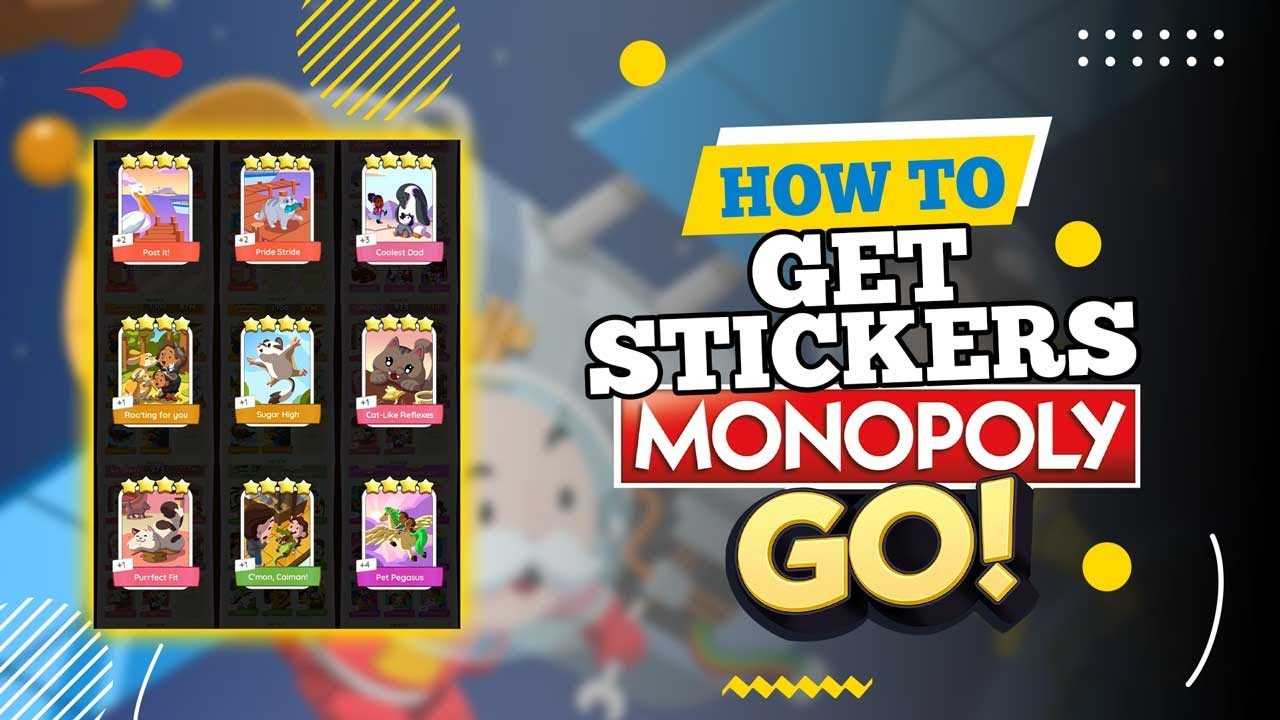Monopoly go stickers, monopolygo stickers